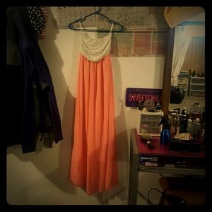 Women's or Kids Strapless Maxi Dress